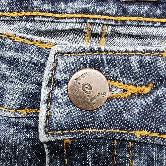 Vintage LEI Jeans Womens 11 Juniors Blue Mid Rise Bootcut Stretch Denim Casual - Picture 3 of 15
